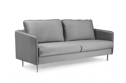 Canapea cu funcție de dormit Taila - Velutto 15, Picioare aurii