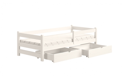 Detská posteľ prízemná Alis DP 018 - Biely, 90x190