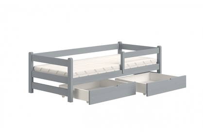 Detská posteľ prízemná Alis DP 018 - šedý, 90x190