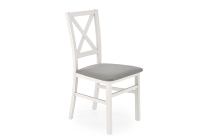 dřevěna židle Tucara s čalouněným sedákem - Inari 91 / Bílý
