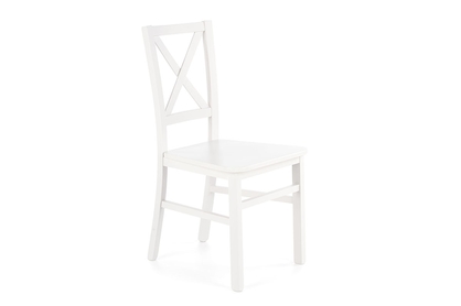 dřevěna židle Tucara z twardym sedadlem - Bílý