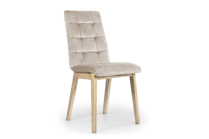 dřevěna židle Platinum 4 s čalouněným sedákem - Béžová Salvador 02 / Nohy buk