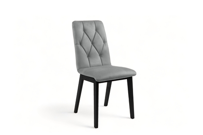 Dřevěná židle Platinum 5 - šedá Salvador 17 / černé nožky