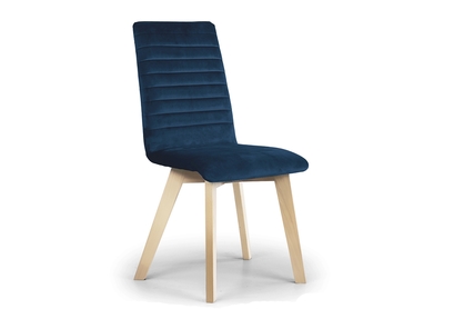 židle čalouněné Modern 2 na drewnianych nogach - granatowe Salvador 05 / Nohy buk