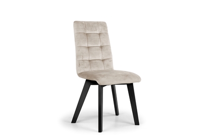 Jedálenská stolička Modern 4 - béžový Salvador 02 / čierne nohy