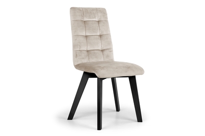 židle čalouněné Modern 4 na drewnianych nogach - Béžová Salvador 02 / černé Nohy