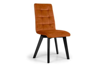 židle čalouněné Modern 4 na drewnianych nogach - Oranžový Salvador 14 / černé Nohy