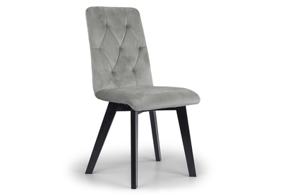 židle čalouněné Modern 5 na drewnianych nogach - šedý Salvador 17 / černé Nohy