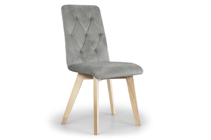 židle čalouněné Modern 5 na drewnianych nogach - šedý Salvador 17 / Nohy buk