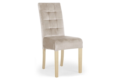 židle čalouněné Castello 4 z drewnianymi nogami - Béžová Salvador 02 / Nohy buk