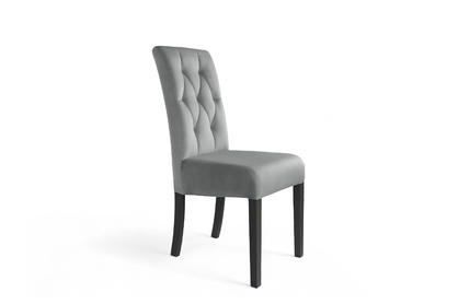 Čalouněná židle Castello 5 - šedá Salvador 17 / černé nohy
