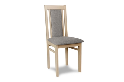 dřevěna židle čalouněné Milano - šedý Gemma 85 / buk