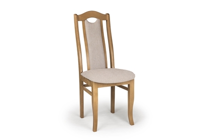 dřevěna židle čalouněné Livorno 2 - Béžová Gemma 04 / Dub