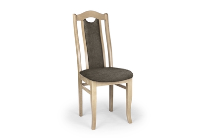 dřevěna židle čalouněné Livorno 2 - Tmavě hnědá Zetta 294 / buk