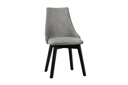 židle čalouněné na drewnianych nogach Empoli - šedý Loft 19 / černé Nohy