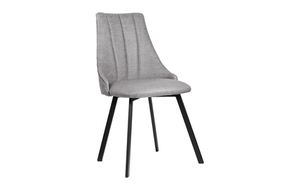židle čalouněné na kovové podstavě Empoli 2 kov - šedý Vogue 14 / černé Nohy
