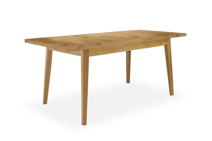 stôl rozkladany 120-160 Paris na drewnianych nogach - Dub lancelot / Nohy Dub lancelot