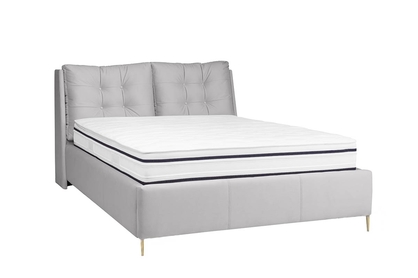 postel čalouněné pro ložnice s úložným prostorem Branti - 140x200, Nohy zlaté