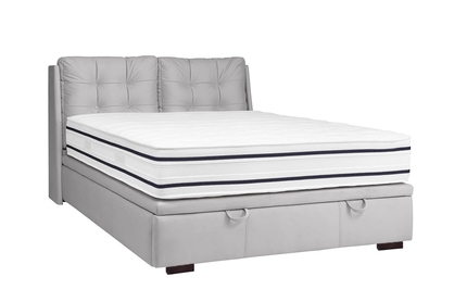 postel pro ložnice s čalouněným stelazem a úložným prostorem Branti - 160x200