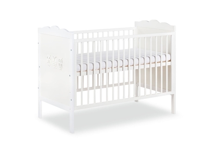 drevená posteľ dla niemowlaka Marsell - Biely, 120x60