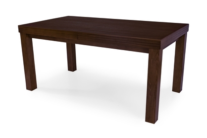 Stôl rozkladany w drewnianej okleinie 160-200 cm Sycylia na drewnianych nogach - Venge
