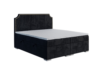 Boxspring posteľ s úložným priestorom Ledios 140x200 