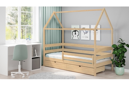 postel dětské domeček přízemní Comfio - Borovice, 80x160