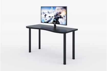 Písací stôl gamingowe Alin 135 cm z regulacja wysokosci - Čierny 