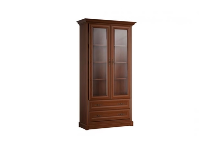 Vitrína Sonata 110 cm - gaštan