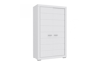 dvoudveřová skříň ubraniowa Snow 115 cm - Bílý 