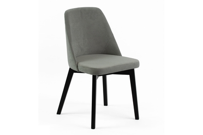 židle čalouněné Tagero na drewnianych nogach - Dream 26 / šedý / černé Nohy