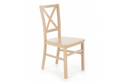 židle drewniane Tucara z twardym sedadlem - Dub sonoma