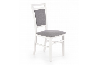 židle drewniane Estan s čalouněným sedákem - Inari 91 / šedý / Bílý