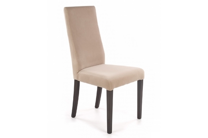 židle čalouněné Umina z drewnianymi nogami - Solo 652 / Béžová / černé Nohy