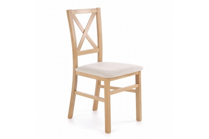 židle drewniane Tucara s čalouněným sedákem
