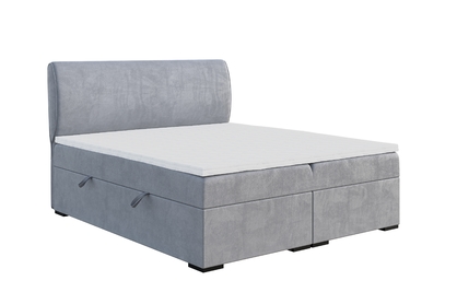 Boxspring posteľ s úložným priestorom Lunara - 160x200 