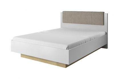 postel do ložnice Arcano S vnitřním úložným prostorem160x200 - Bílý/Dub grandson