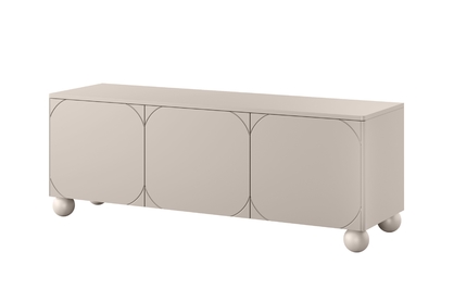 TV stolek Sonatia II 150 cm na kulovitých nožkách - kašmírový