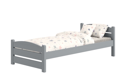 postel dzieciece přízemní Sandio - šedý, 70x140 