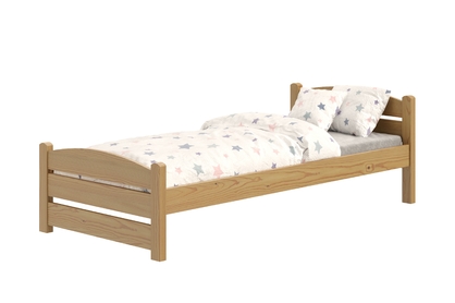 Dětská postel přízemní Sandio - Dub, 70x140