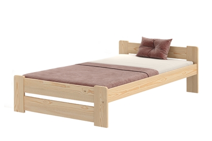 postel do ložnice drewniane Simi E5 - 90x200, Borovice 