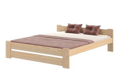 postel do ložnice drewniane Simi E5 - 120x200, Borovice 