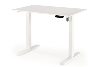 Písací stôl výškovo nastaviteľný B53 - 105x56 cm - Biely