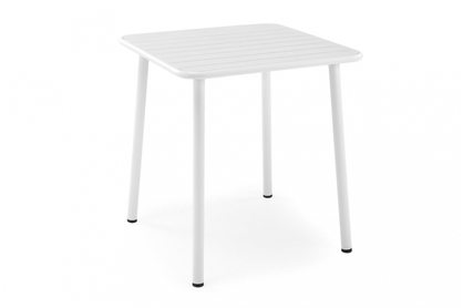 Stůl zahradní Bosco 70x70 cm - bílá
