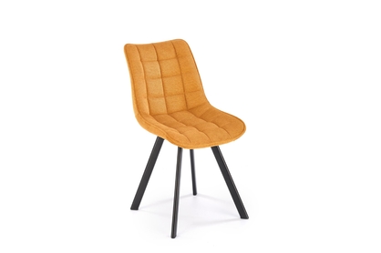 Čalúnená stolička K549 - horčicová látka Vardo 66