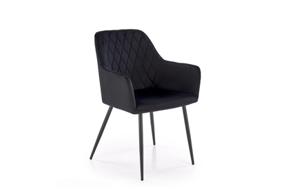 Jídelní čalouněná židle K558 - černá