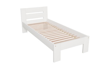 Dřevěná postel Matilda 90x200 - bílá