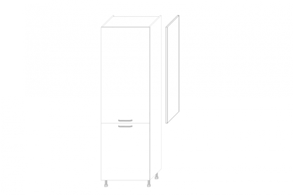 Bočný panel KAMMONO P2 k vysokým skrinkám - výška 118 cm