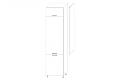 Bočný panel KAMMONO P2 k vysokým skrinkám - výška 157 cm