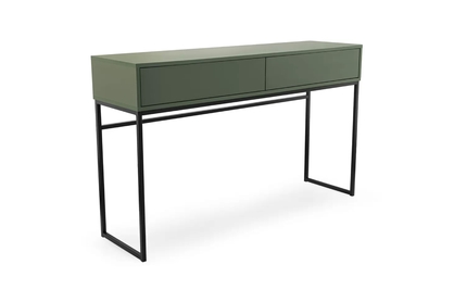 Toaletný Stolík Genua so zásuvkami 137 cm - fľaškovo zelená